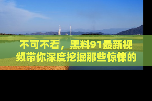 不可不看，黑料91最新视频带你深度挖掘那些惊悚的黑料内幕！