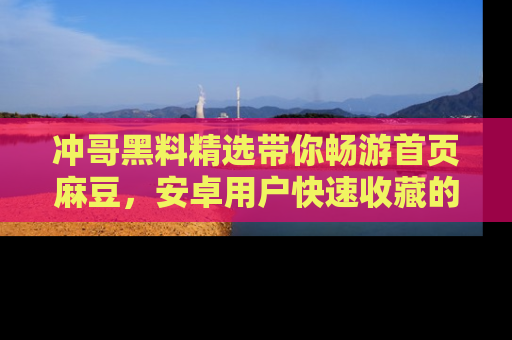 冲哥黑料精选带你畅游首页麻豆，安卓用户快速收藏的秘密武器！