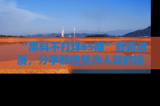 “黑料不打烊65期”最新进展，分享那些鲜为人知的娱乐八卦
