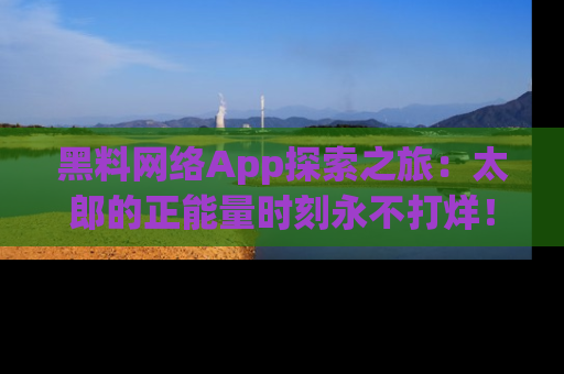 黑料网络App探索之旅：太郎的正能量时刻永不打烊！