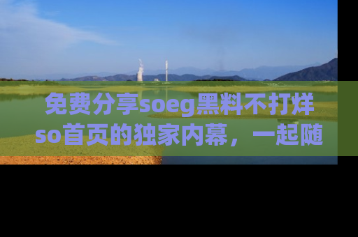 免费分享soeg黑料不打烊so首页的独家内幕，一起随时吃瓜吧！