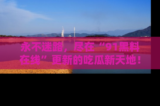 永不迷路,尽在“91黑料在线”更新的吃瓜新天地!
