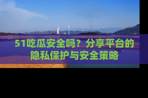 51吃瓜安全吗?分享平台的隐私保护与安全策略
