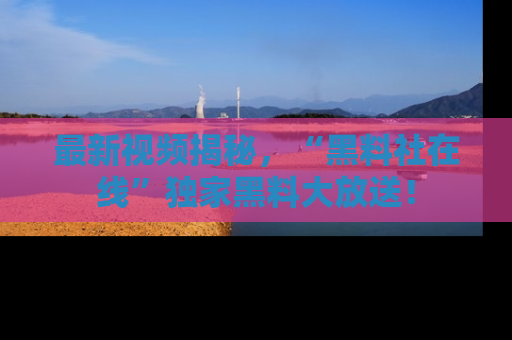 最新视频揭秘，“黑料社在线”独家黑料大放送！